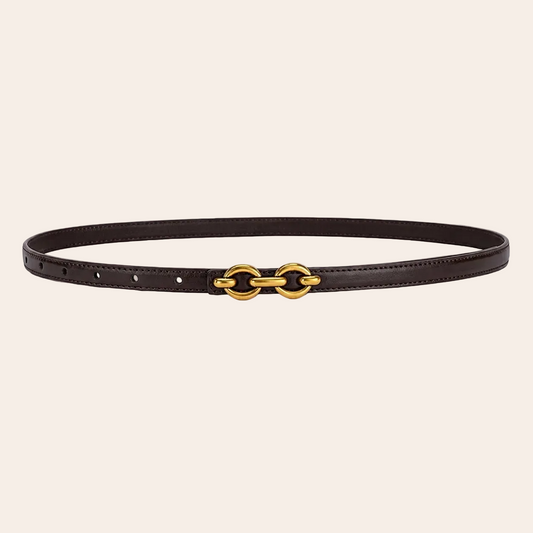 Ceinture fine Sienna - Cuir