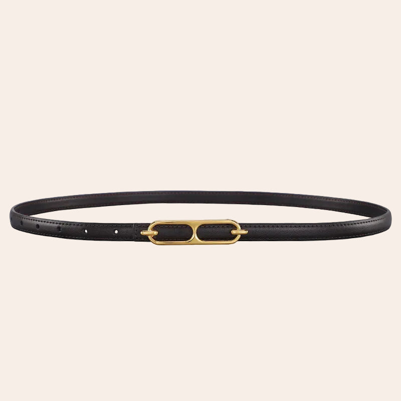 Ceinture fine Azura - Cuir