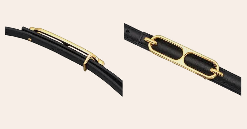 Ceinture fine Azura - Cuir