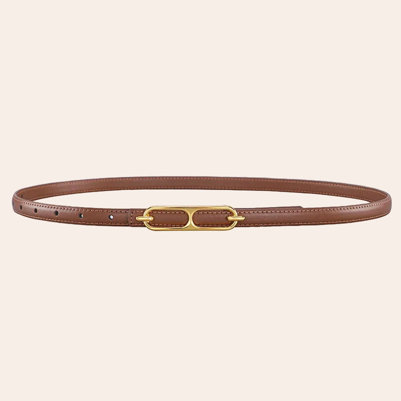 Ceinture fine Azura - Cuir