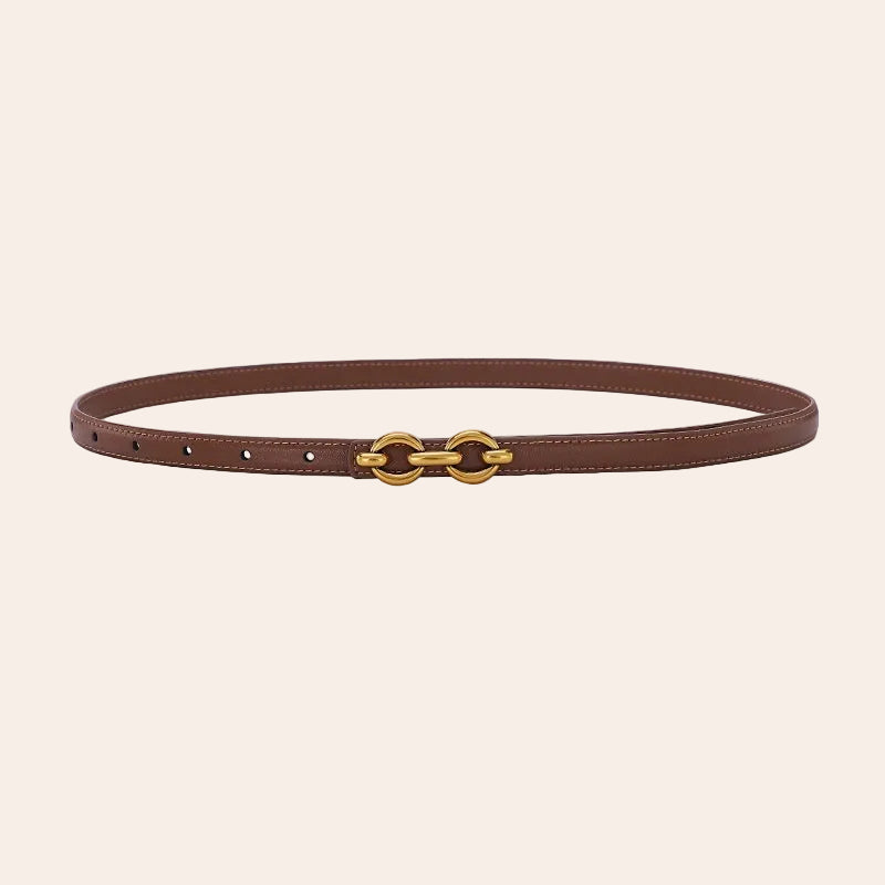 Ceinture fine Sienna - Cuir
