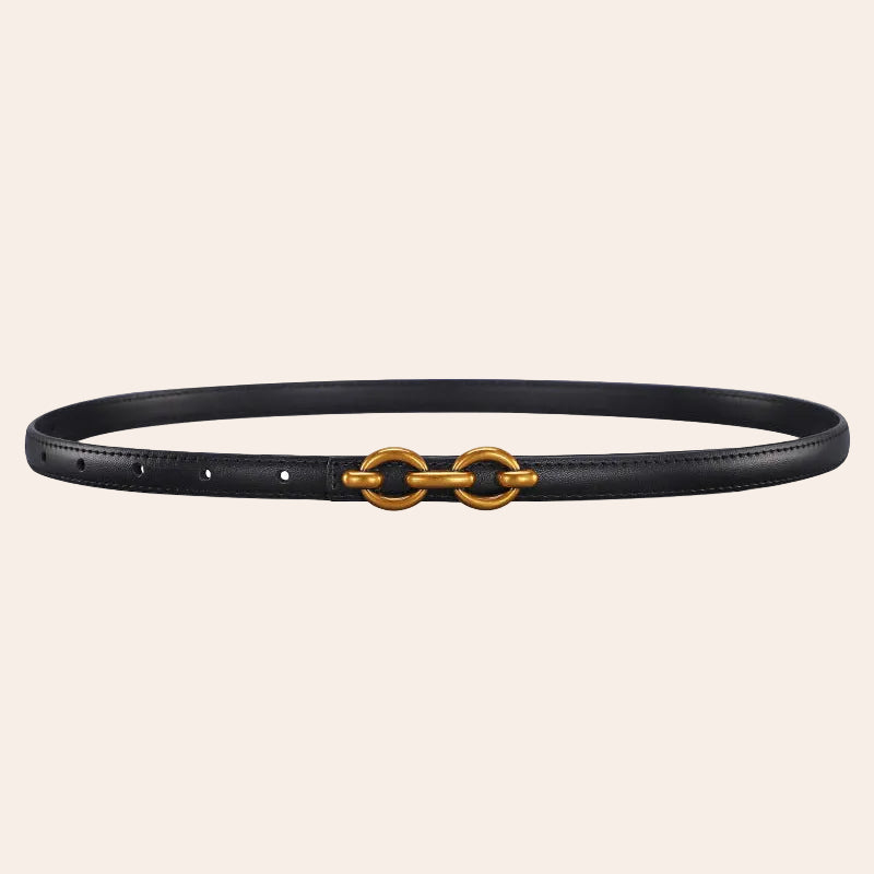 Ceinture fine Sienna - Cuir