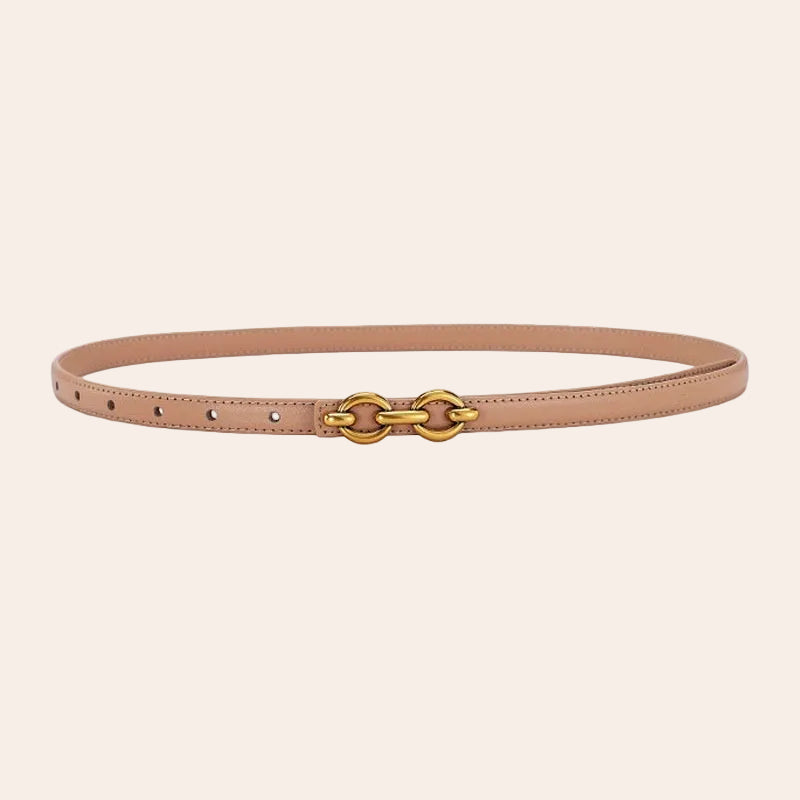 Ceinture fine Sienna - Cuir