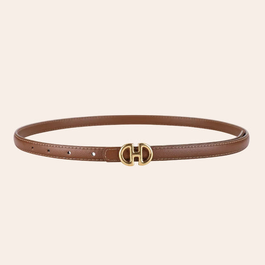Ceinture fine Serena - Cuir